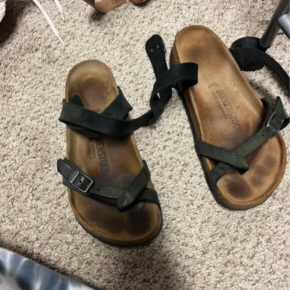 Black birkenstock ankle strap - Picture 1 of 2